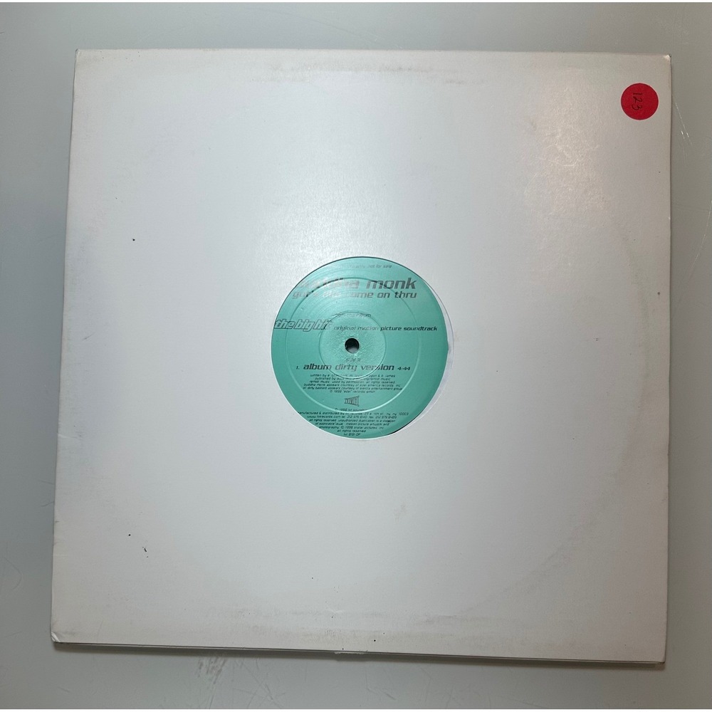 Buddha Monk Got's Like Come On Thru 12" Vinyl Promo The Big Hit Soundtrack 1998